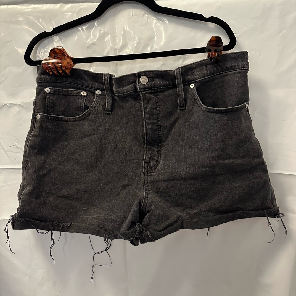 Madewell high rise denim shorts